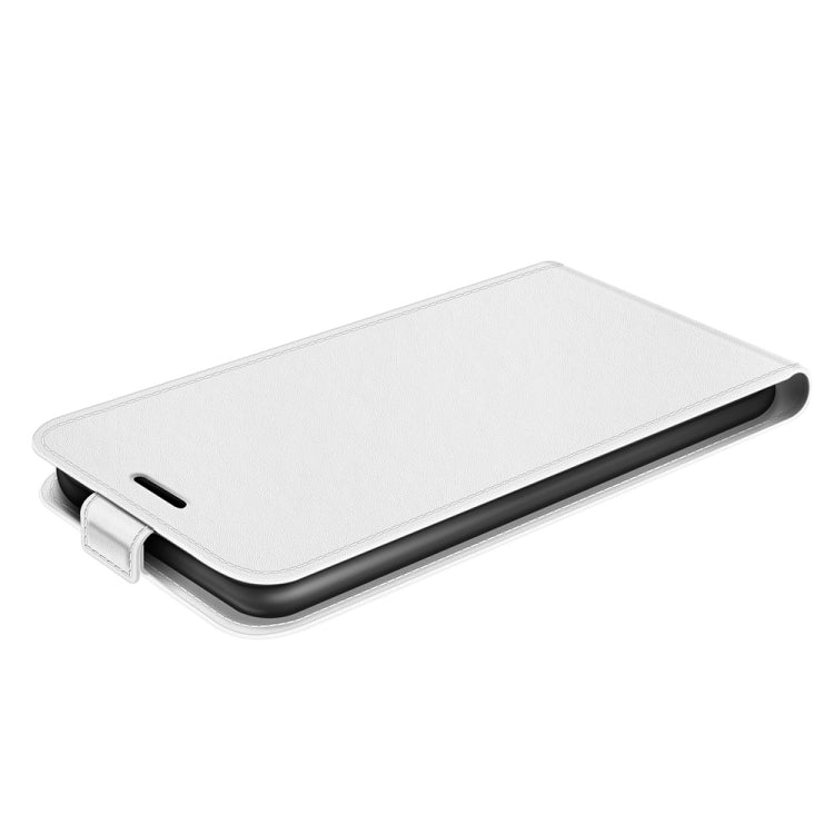 For Samsung Galaxy Quantum 2 / A82 R64 Texture Single Vertical Flip Leather Protective Case with Card Slots & Photo Frame
