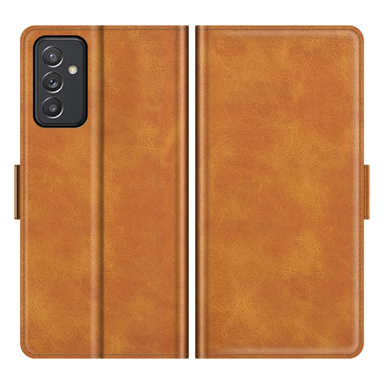 For Samsung Galaxy Quantum 2 / A82 Dual-side Magnetic Buckle Horizontal Flip Leather Case with Holder & Card Slots & Wallet