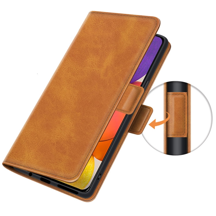 For Samsung Galaxy Quantum 2 / A82 Dual-side Magnetic Buckle Horizontal Flip Leather Case with Holder & Card Slots & Wallet