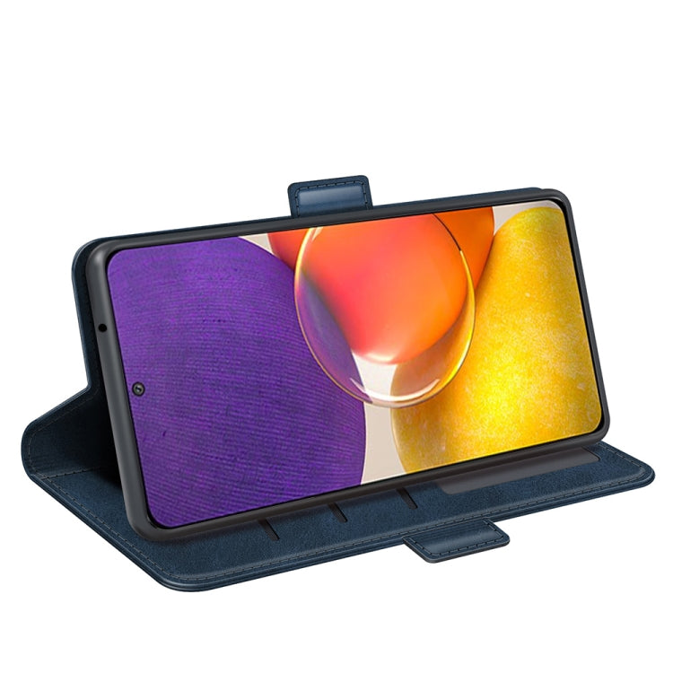 For Samsung Galaxy Quantum 2 / A82 Dual-side Magnetic Buckle Horizontal Flip Leather Case with Holder & Card Slots & Wallet