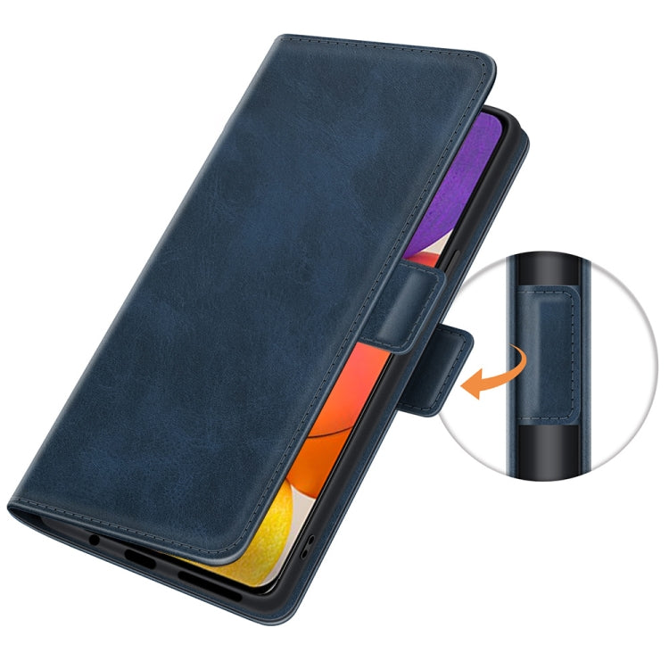 For Samsung Galaxy Quantum 2 / A82 Dual-side Magnetic Buckle Horizontal Flip Leather Case with Holder & Card Slots & Wallet