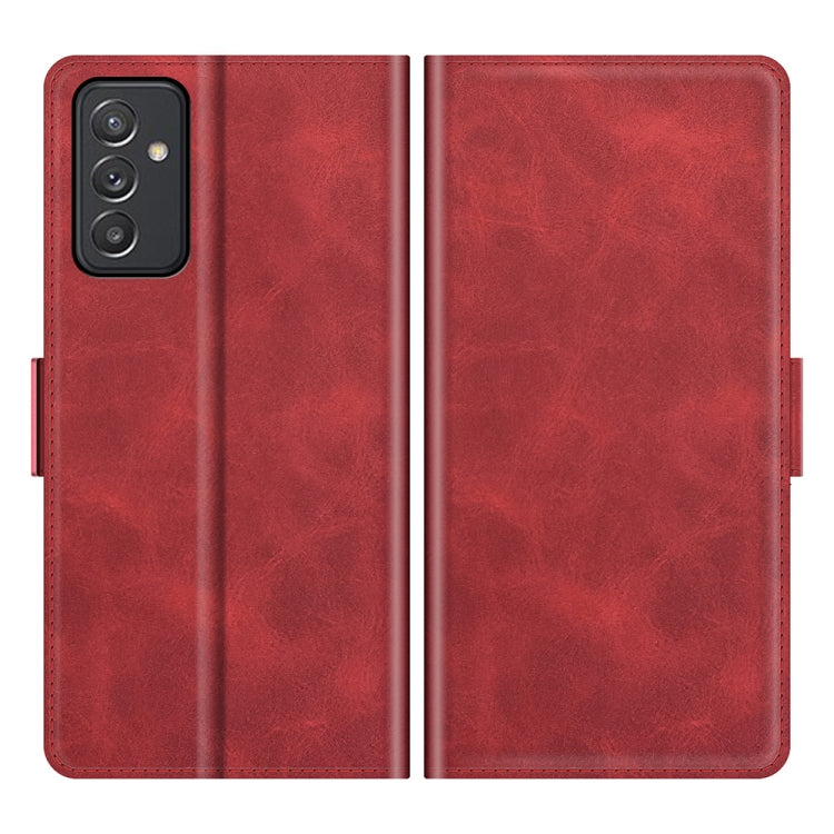 For Samsung Galaxy Quantum 2 / A82 Dual-side Magnetic Buckle Horizontal Flip Leather Case with Holder & Card Slots & Wallet