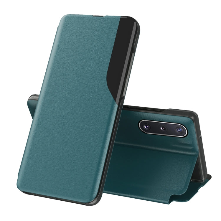 For Samsung Galaxy A03s 164mm Attraction Flip Holder Leather Phone Case