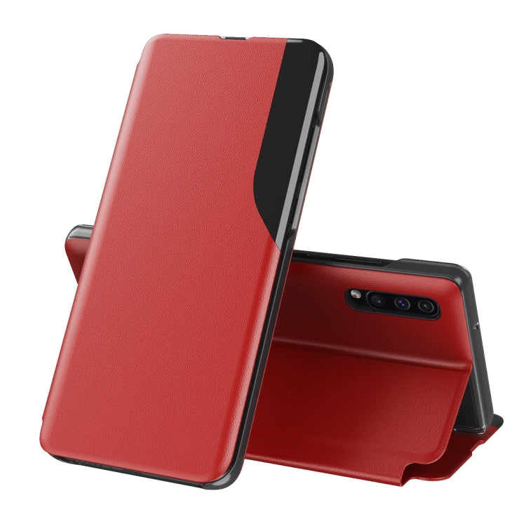 For Samsung Galaxy A03s 164mm Attraction Flip Holder Leather Phone Case
