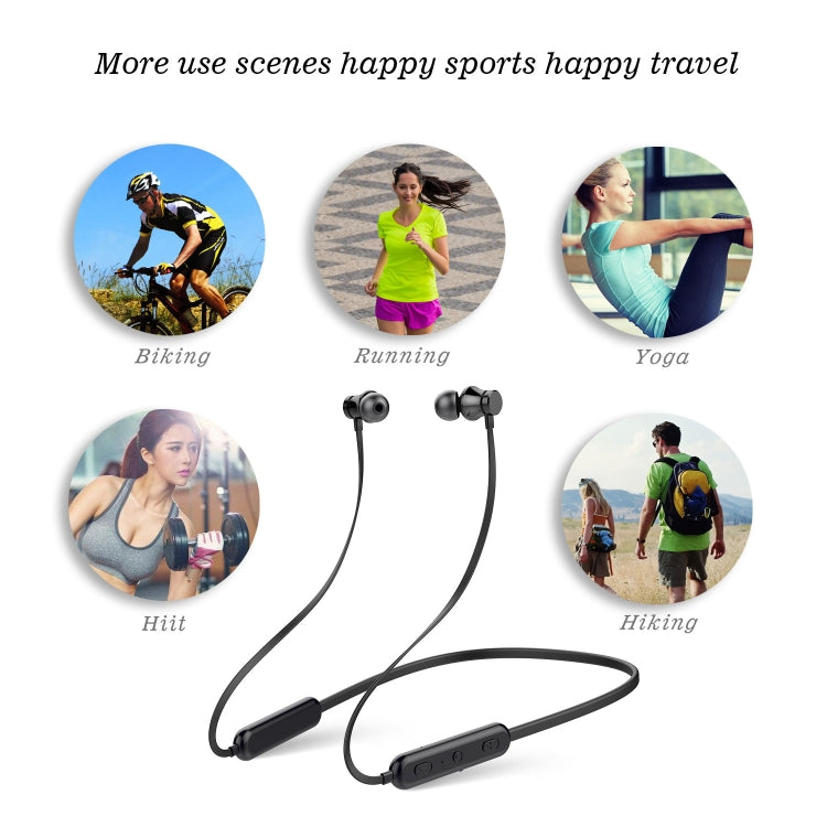 W7 Neck-Mounted Wireless Bluetooth 4.2 Sports Earphone with Magnetic & Wired Control Function