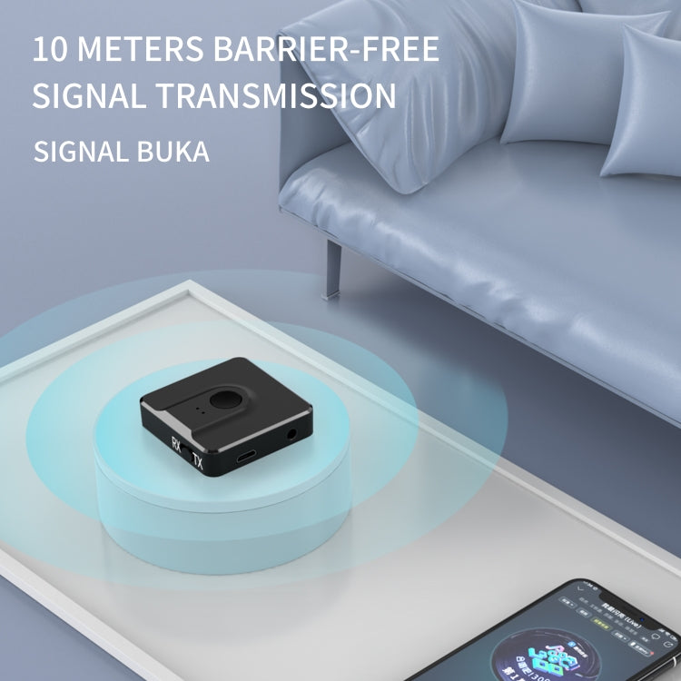 BT10 Bluetooth 5.0 Transmitter & Receiver 2 in 1 3.5mm Audio Adapter