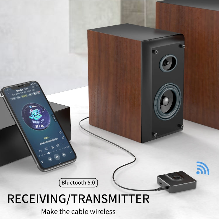 BT10 Bluetooth 5.0 Transmitter & Receiver 2 in 1 3.5mm Audio Adapter