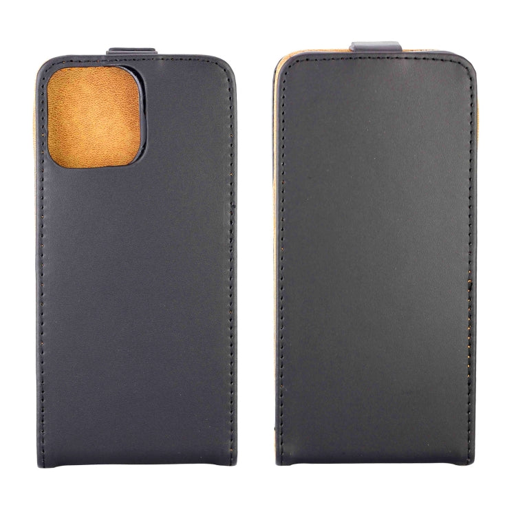 For iPhone 13 Pro Max Business Style Vertical Flip TPU Leather Case with Card Slot (Black)