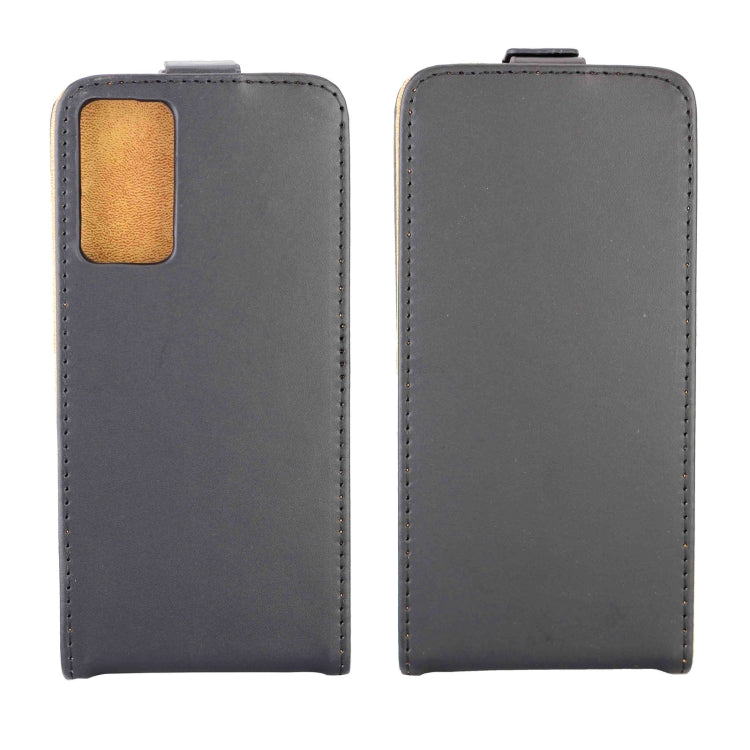 Business Style Vertical Flip TPU Leather Case with Card Slot For Samsung Galaxy Quantum 2(Black)
