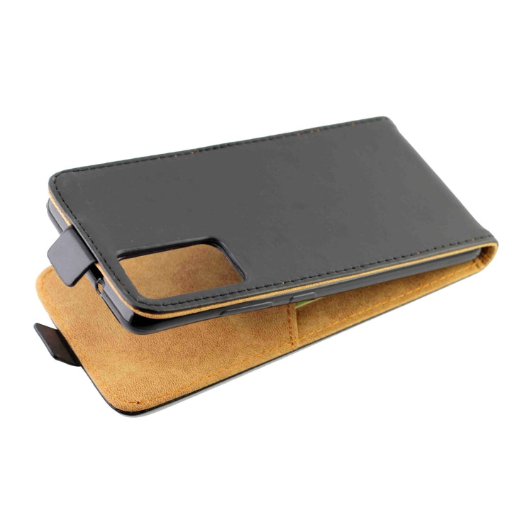 Business Style Vertical Flip TPU Leather Case with Card Slot For Samsung Galaxy Quantum 2(Black)