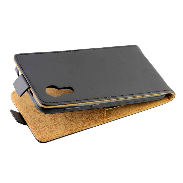 Business Style Vertical Flip TPU Leather Case with Card Slot For Samsung Galaxy Xcover5(Black)