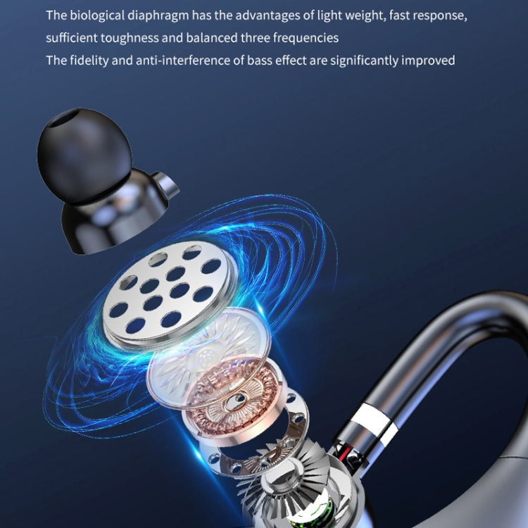 Kj12 Long-standby Battery Display Business Earhook Bluetooth Earphone Support Hands-free