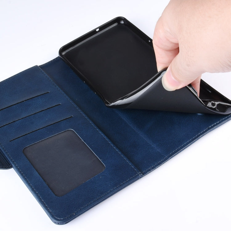 Dual-side Magnetic Buckle Horizontal Flip Leather Case for Xiaomi Redmi Note 7, with Holder & Card Slots & Wallet & Photo Frame