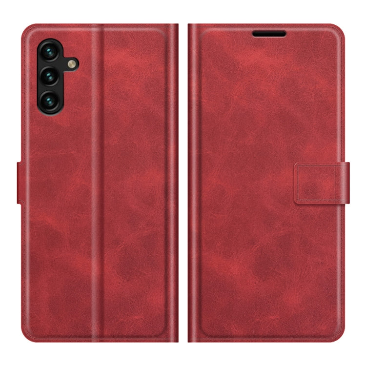 For Samsung Galaxy A13 5G Retro Calf Pattern Buckle Horizontal Flip Leather Case with Holder & Card Slots & Wallet