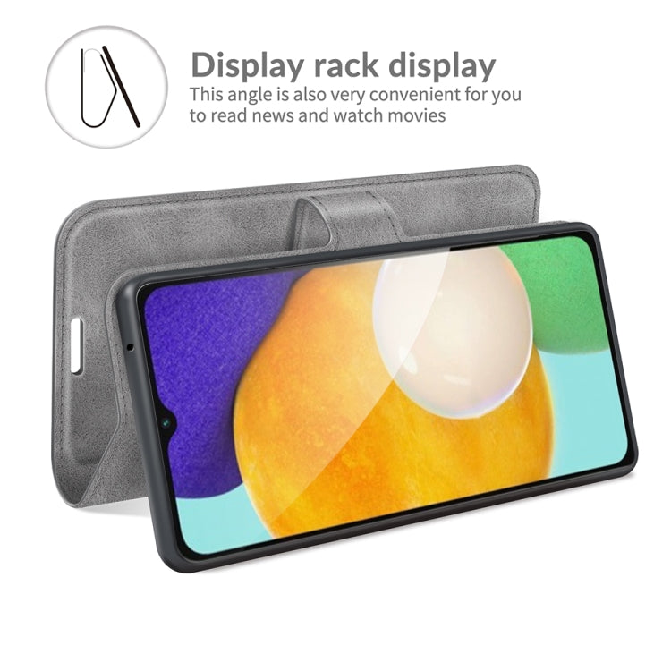 For Samsung Galaxy A13 5G Retro Calf Pattern Buckle Horizontal Flip Leather Case with Holder & Card Slots & Wallet
