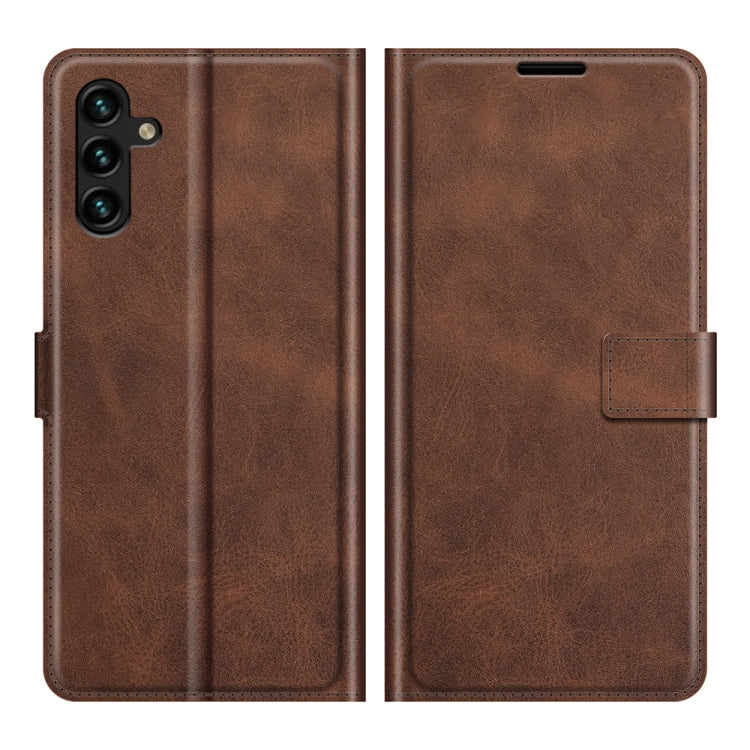 For Samsung Galaxy A13 5G Retro Calf Pattern Buckle Horizontal Flip Leather Case with Holder & Card Slots & Wallet