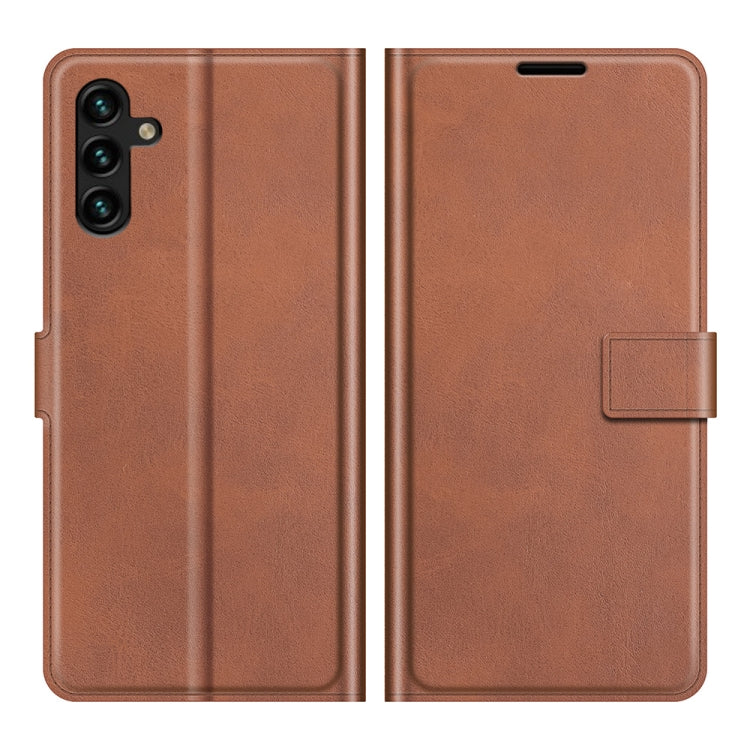 For Samsung Galaxy A13 5G Retro Calf Pattern Buckle Horizontal Flip Leather Case with Holder & Card Slots & Wallet