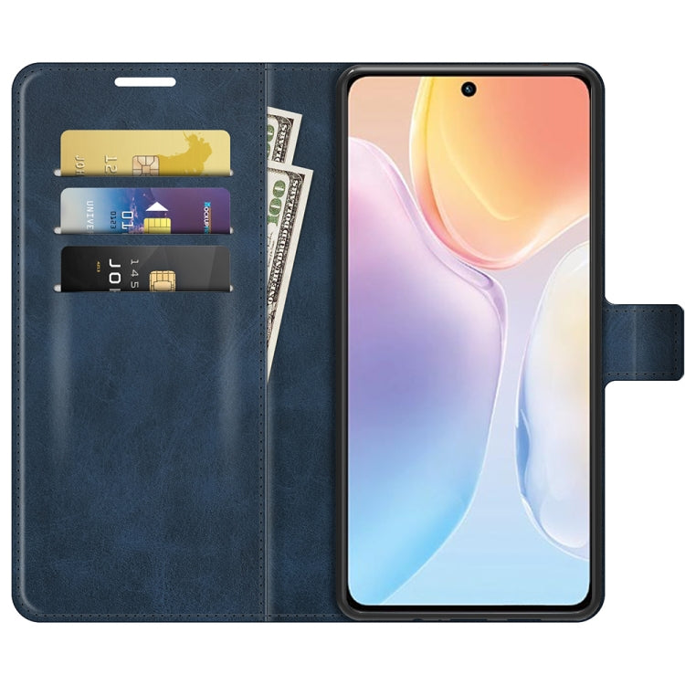 For vivo X70 Retro Calf Pattern Buckle Horizontal Flip Leather Case with Holder & Card Slots & Wallet