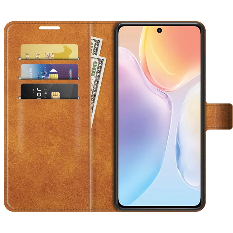 For vivo X70 Retro Calf Pattern Buckle Horizontal Flip Leather Case with Holder & Card Slots & Wallet