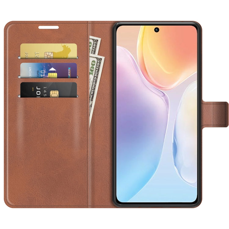 For vivo X70 Retro Calf Pattern Buckle Horizontal Flip Leather Case with Holder & Card Slots & Wallet