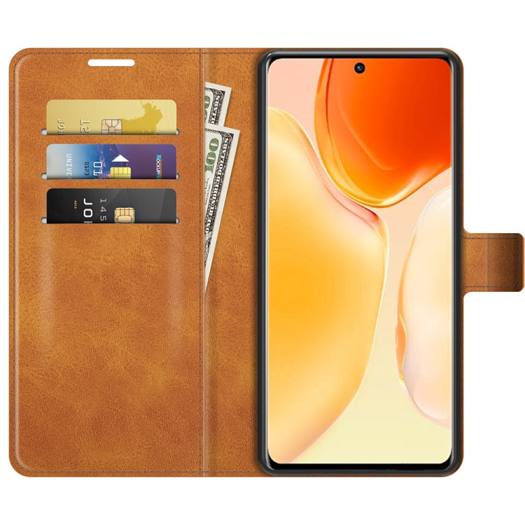 For vivo X70 Pro Retro Calf Pattern Buckle Horizontal Flip Leather Case with Holder & Card Slots & Wallet