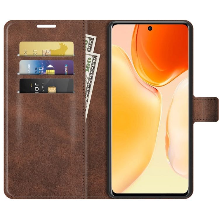 For vivo X70 Pro Retro Calf Pattern Buckle Horizontal Flip Leather Case with Holder & Card Slots & Wallet