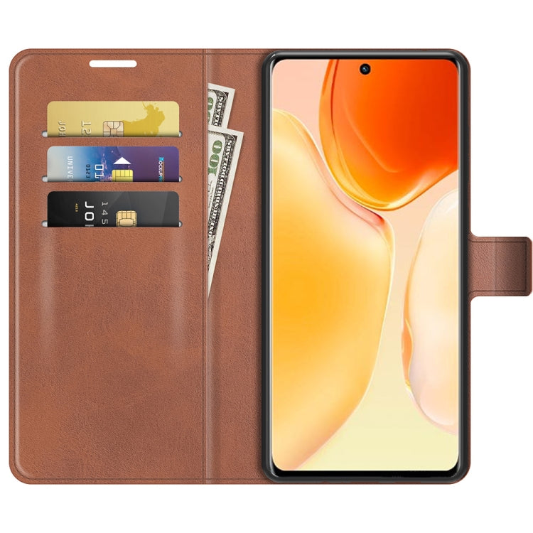 For vivo X70 Pro Retro Calf Pattern Buckle Horizontal Flip Leather Case with Holder & Card Slots & Wallet