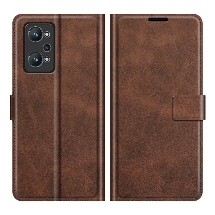 For OPPO Realme GT Neo 2 Retro Calf Pattern Buckle Horizontal Flip Leather Case with Holder & Card Slots & Wallet