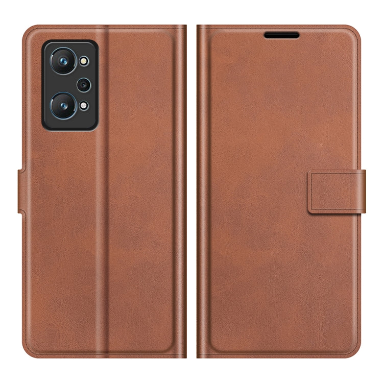 For OPPO Realme GT Neo 2 Retro Calf Pattern Buckle Horizontal Flip Leather Case with Holder & Card Slots & Wallet
