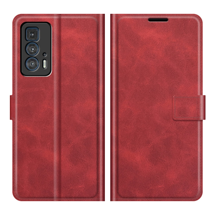 For Motorola Moto Edge 20 Pro 5G Retro Calf Pattern Buckle Horizontal Flip Leather Case with Holder & Card Slots & Wallet