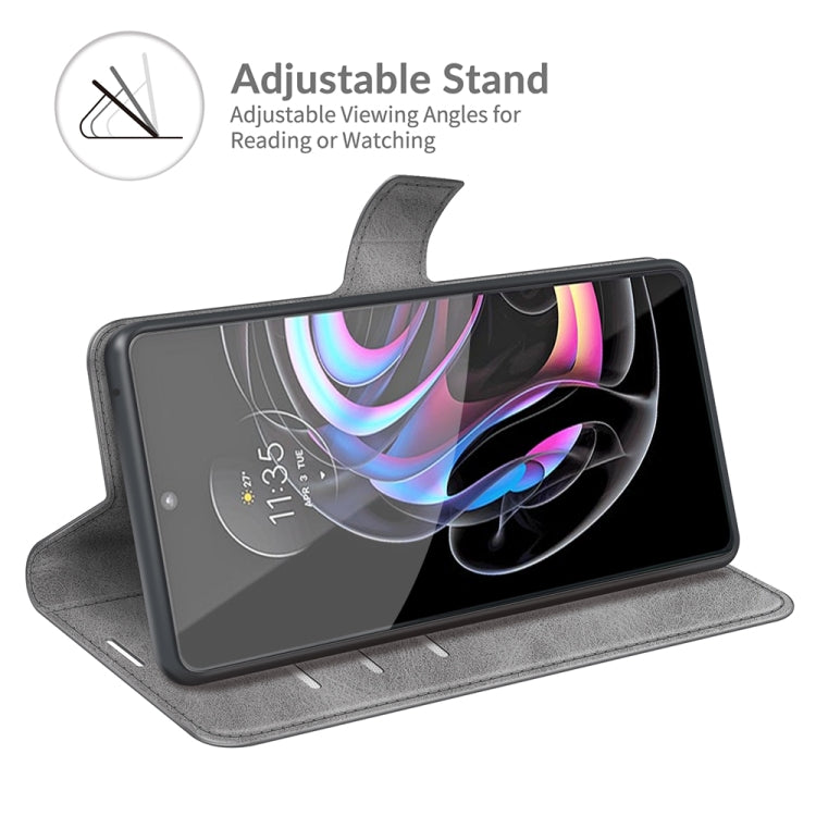 For Motorola Moto Edge 20 Lite 5G Retro Calf Pattern Buckle Horizontal Flip Leather Case with Holder & Card Slots & Wallet