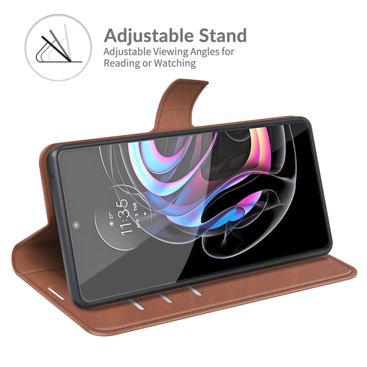 For Motorola Moto Edge 20 Lite 5G Retro Calf Pattern Buckle Horizontal Flip Leather Case with Holder & Card Slots & Wallet