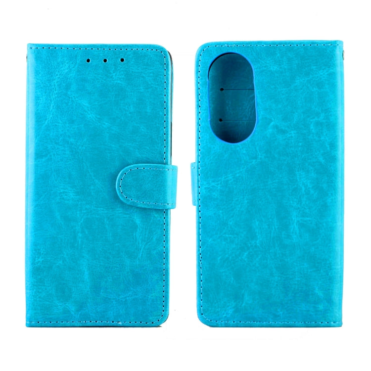 For Honor 50 Pro Crazy Horse Texture Leather Horizontal Flip Protective Case with Holder & Card Slots & Wallet & Photo Frame