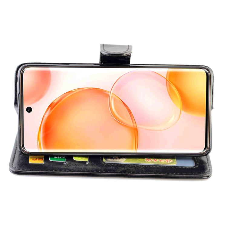 For Honor 50 Crazy Horse Texture Leather Horizontal Flip Protective Case with Holder & Card Slots & Wallet & Photo Frame