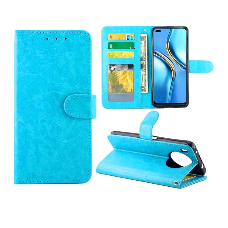 For Huawei Nova8i / Honor X20 Crazy Horse Texture Leather Horizontal Flip Protective Case with Holder & Card Slots & Wallet & Photo Frame