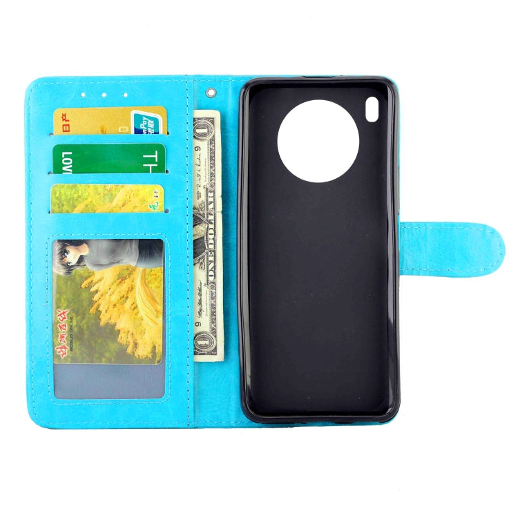 For Huawei Nova8i / Honor X20 Crazy Horse Texture Leather Horizontal Flip Protective Case with Holder & Card Slots & Wallet & Photo Frame