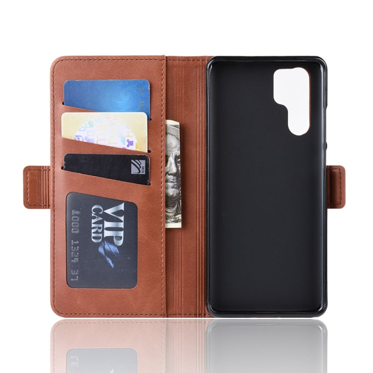 Dual-side Magnetic Buckle Horizontal Flip Leather Case for Huawei P30 Pro, with Holder & Card Slots & Wallet & Photo Frame