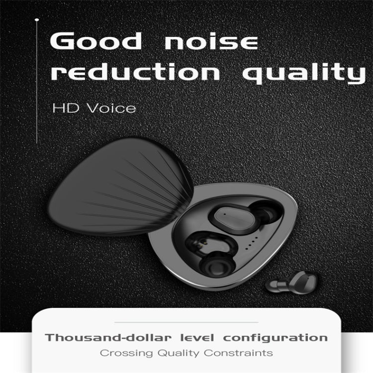H3 TWS Wireless Bluetooth V5.0+EDR Stereo Music Bluetooth Headset with Charging Box