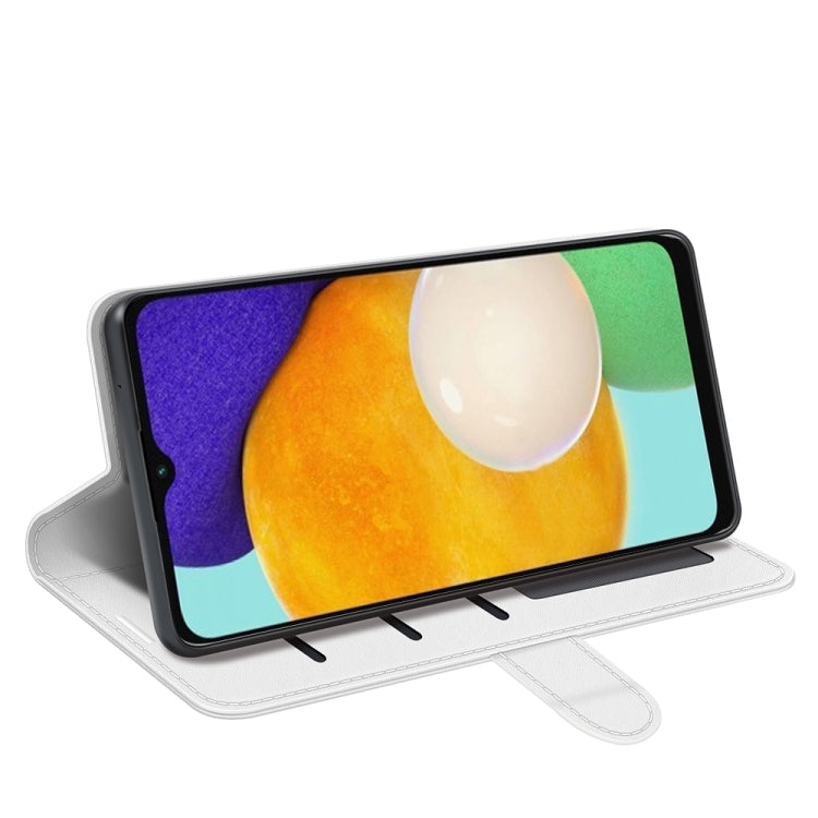 For Samsung Galaxy A13 5G R64 Texture Single Horizontal Flip Protective Case with Holder & Card Slots & Wallet& Photo Frame