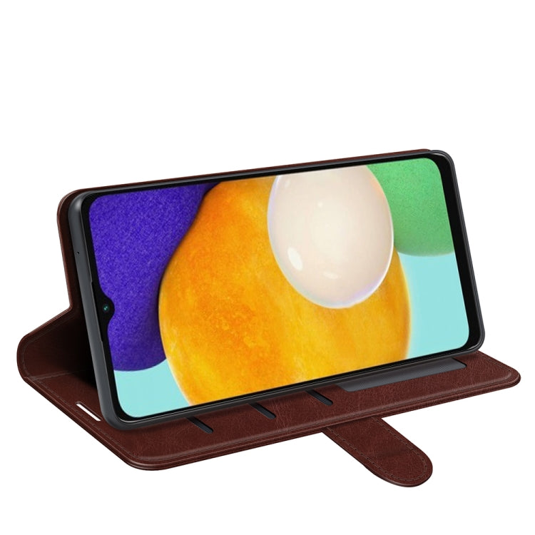 For Samsung Galaxy A13 5G R64 Texture Single Horizontal Flip Protective Case with Holder & Card Slots & Wallet& Photo Frame