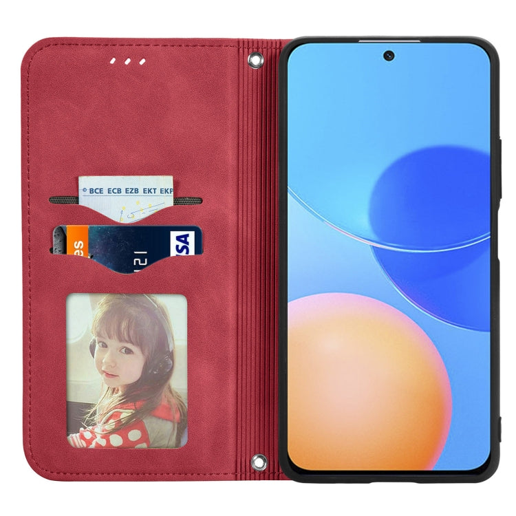 For Honor Play 5T Pro Retro Skin Feel Business Magnetic Horizontal Flip Leather Case With Holder & Card Slots & Wallet & Photo Frame