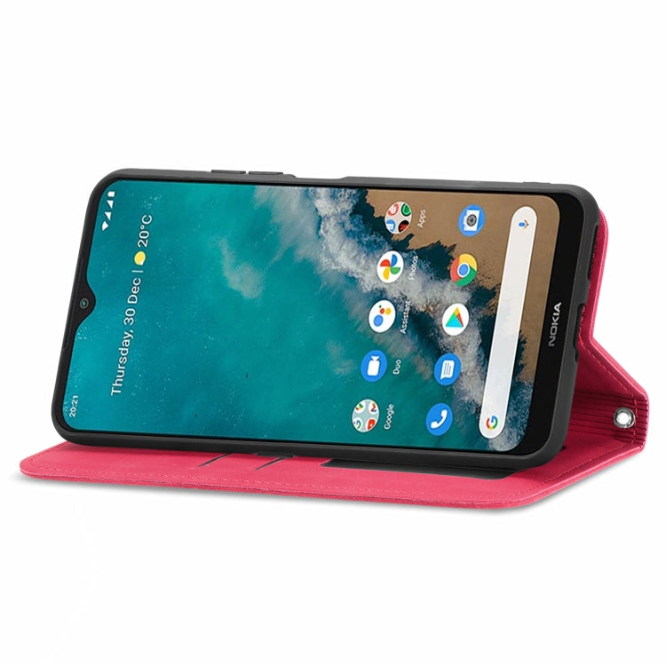 For Nokia G50 Retro Skin Feel Business Magnetic Horizontal Flip Leather Case With Holder & Card Slots & Wallet & Photo Frame