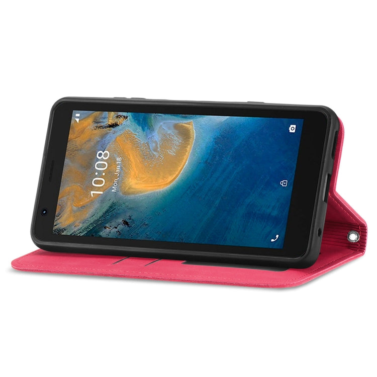 For ZTE Blade A31 Lite Retro Skin Feel Business Magnetic Horizontal Flip Leather Case With Holder & Card Slots & Wallet & Photo Frame