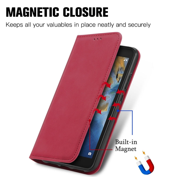 For ZTE Blade A31 Lite Retro Skin Feel Business Magnetic Horizontal Flip Leather Case With Holder & Card Slots & Wallet & Photo Frame