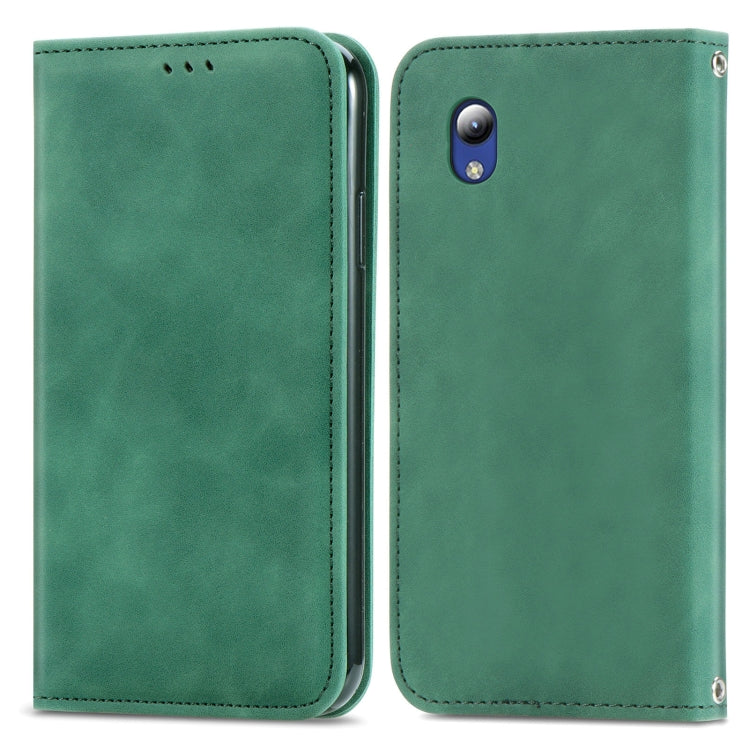 For ZTE Blade A31 Lite Retro Skin Feel Business Magnetic Horizontal Flip Leather Case With Holder & Card Slots & Wallet & Photo Frame