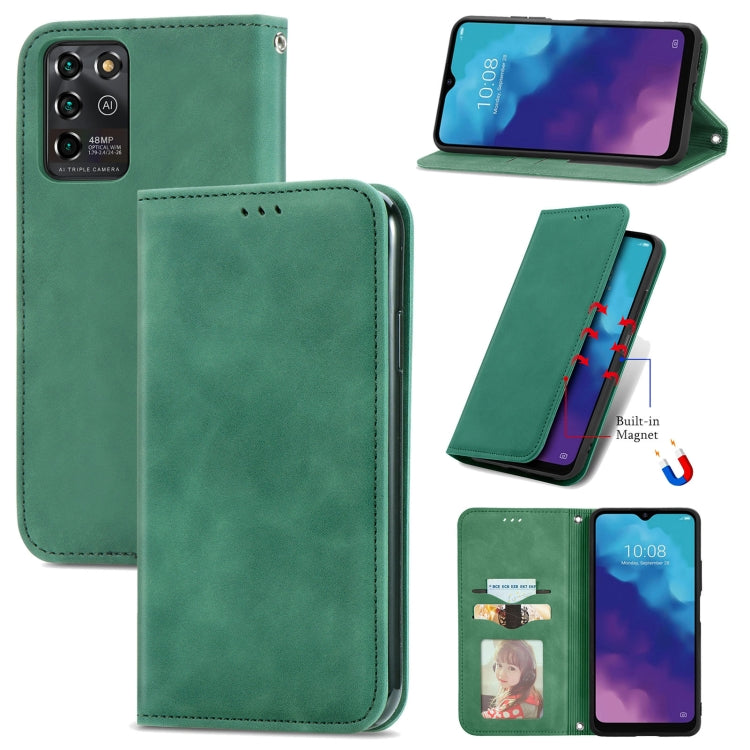 For ZTE V30 VITA Retro Skin Feel Business Magnetic Horizontal Flip Leather Case With Holder & Card Slots & Wallet & Photo Frame