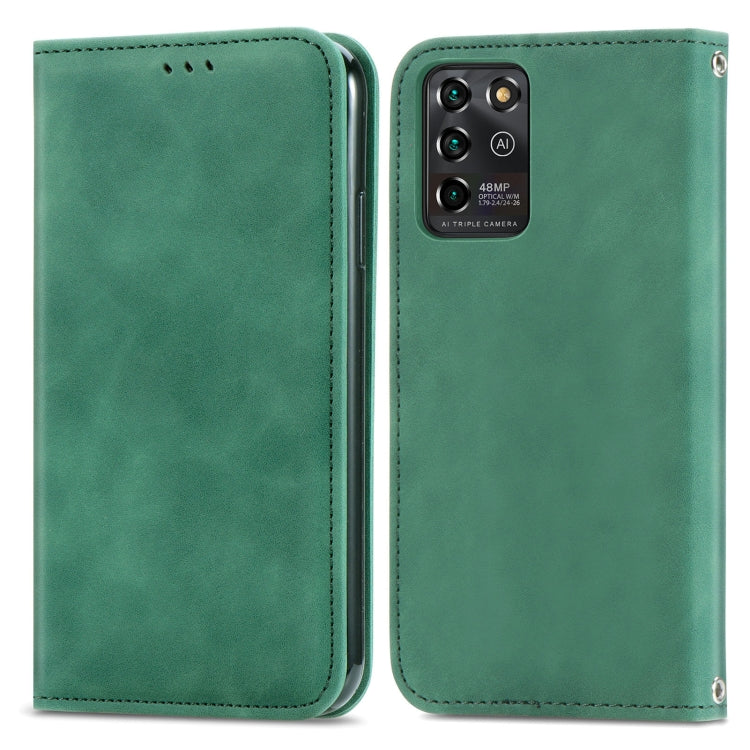 For ZTE V30 VITA Retro Skin Feel Business Magnetic Horizontal Flip Leather Case With Holder & Card Slots & Wallet & Photo Frame