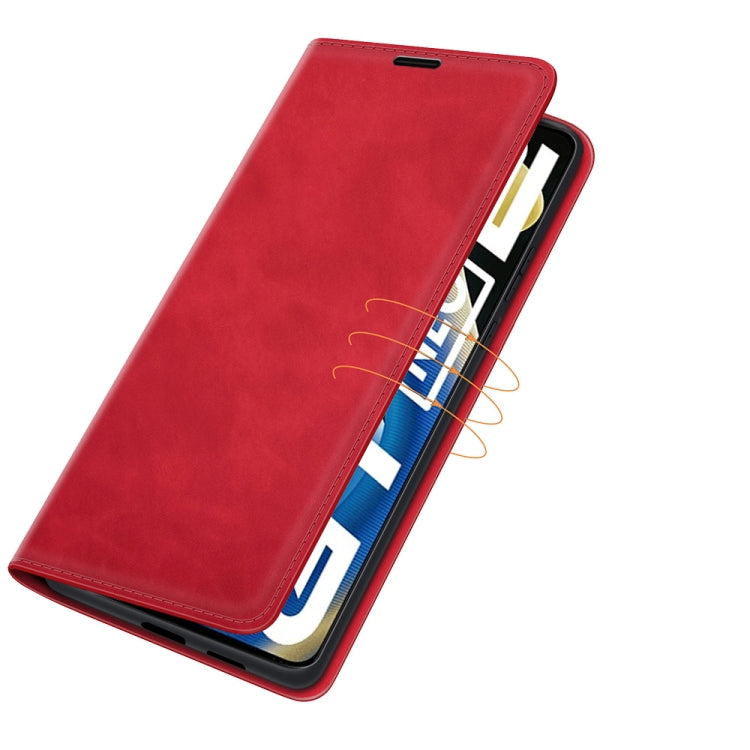 For OPPO Realme GT Neo2 Retro-skin Business Magnetic Suction Leather Case with Holder & Card Slots & Wallet
