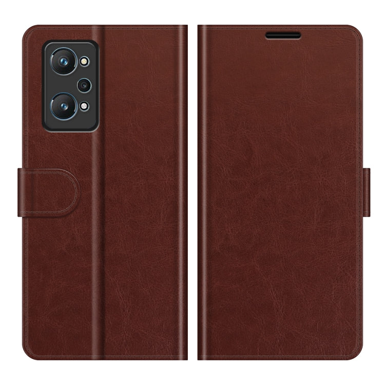 For OPPO Realme GT Neo2 R64 Texture Single Horizontal Flip Protective Case with Holder & Card Slots & Wallet& Photo Frame