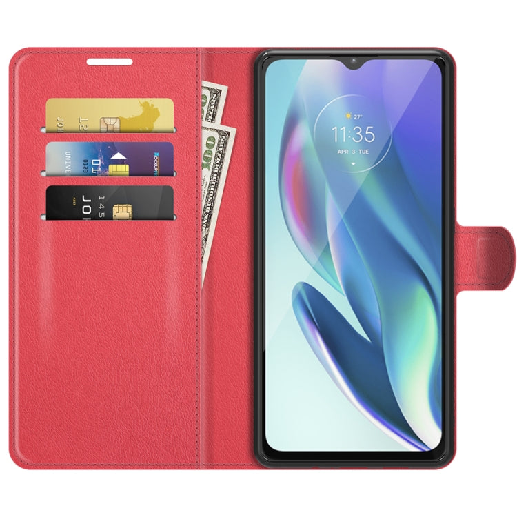 For Motorola Moto G50 5G Litchi Texture Horizontal Flip Protective Case with Holder & Card Slots & Wallet
